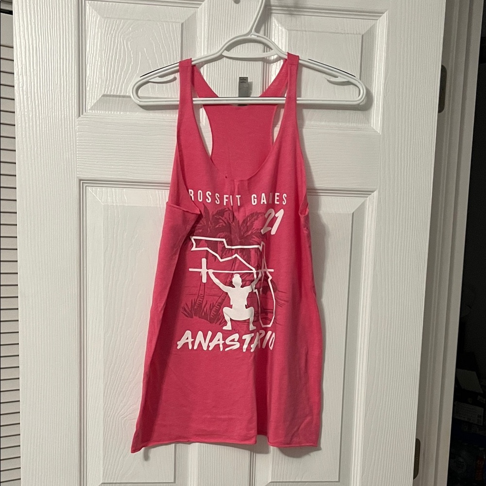 Pink CrossFit Games Women's Tank Top L